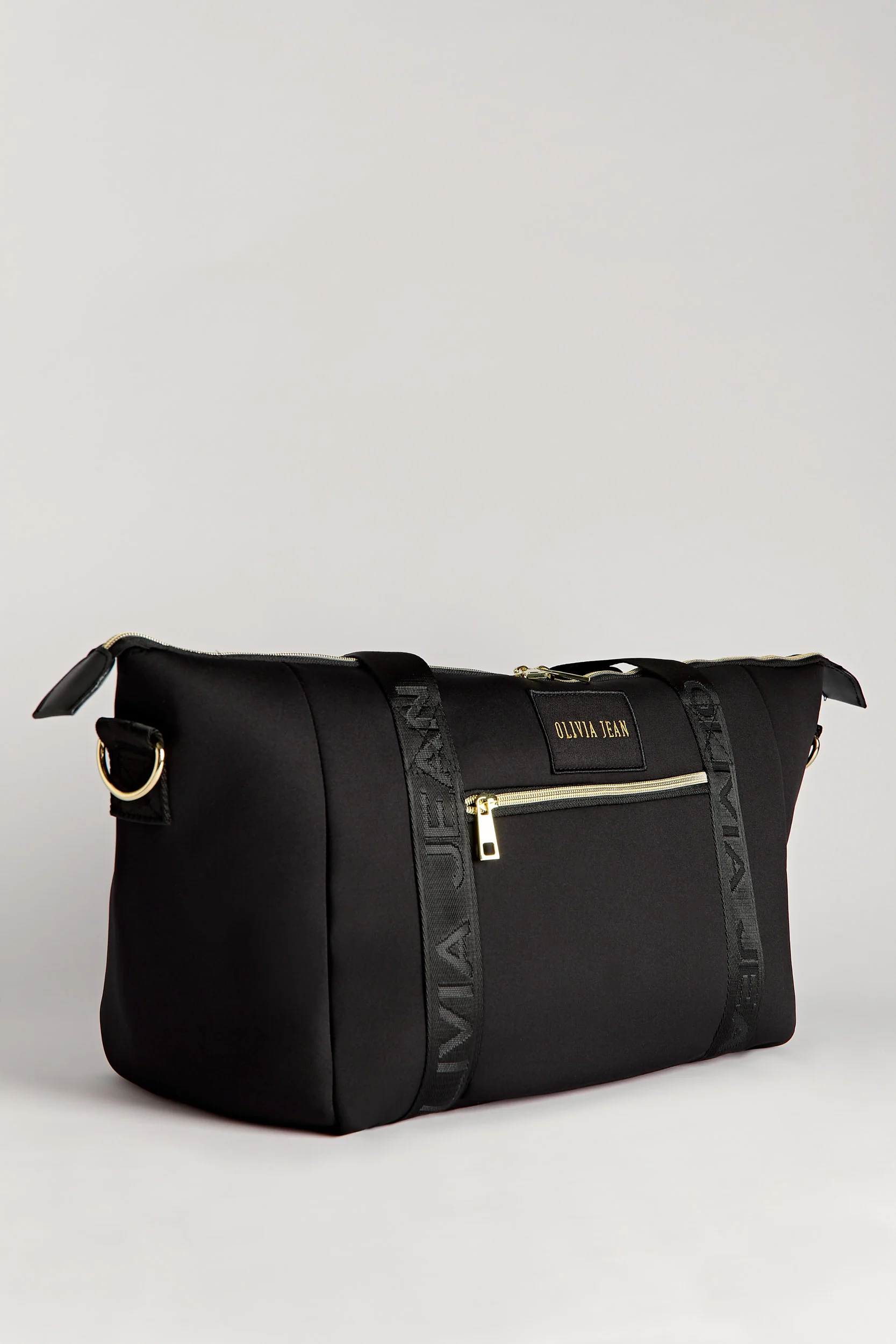 Level Up (Black) Weekender Neoprene Bag- With Zip Closure - Image 3