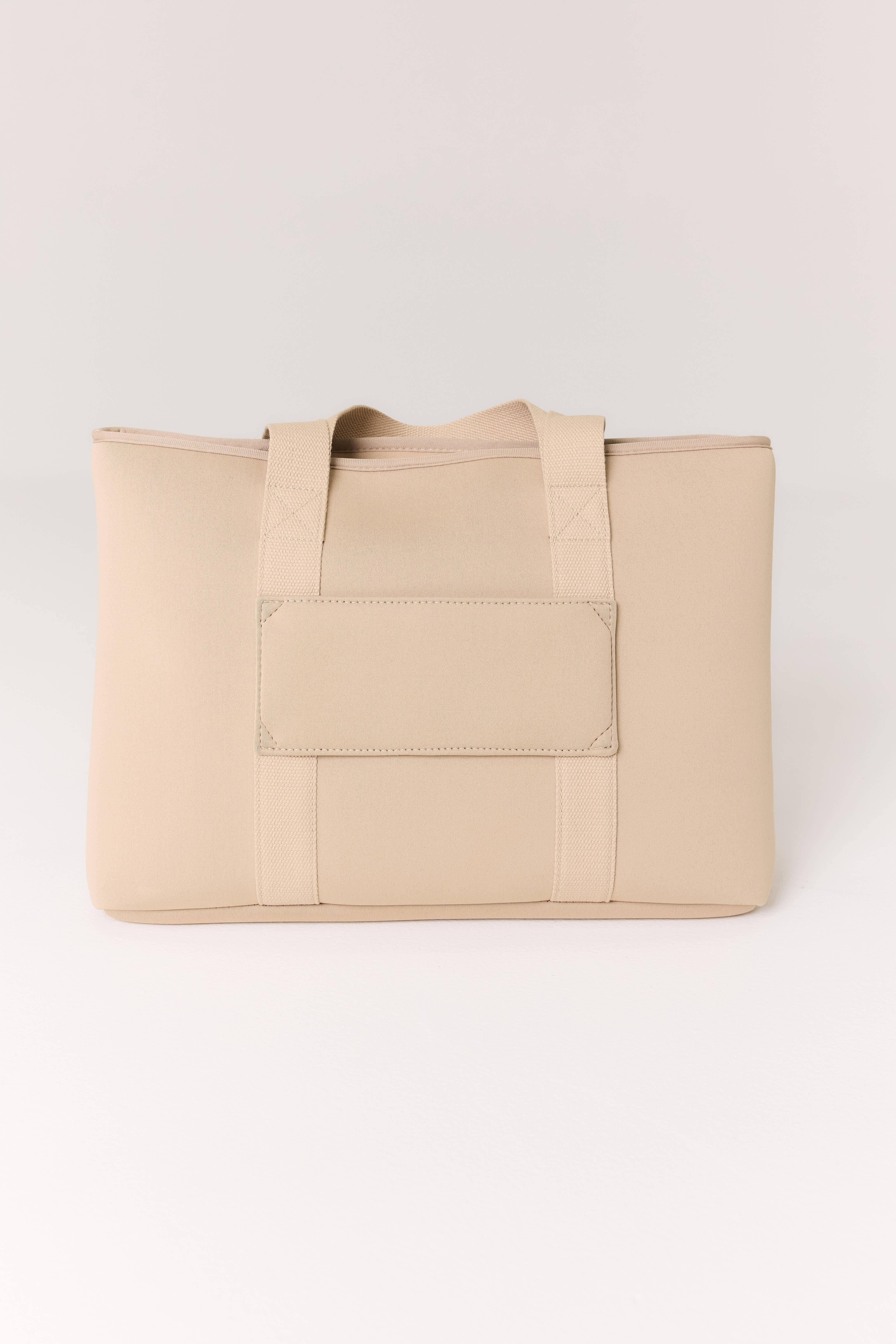 Rover (Almond) Large Neoprene Tote - With Zip Closure - Image 5