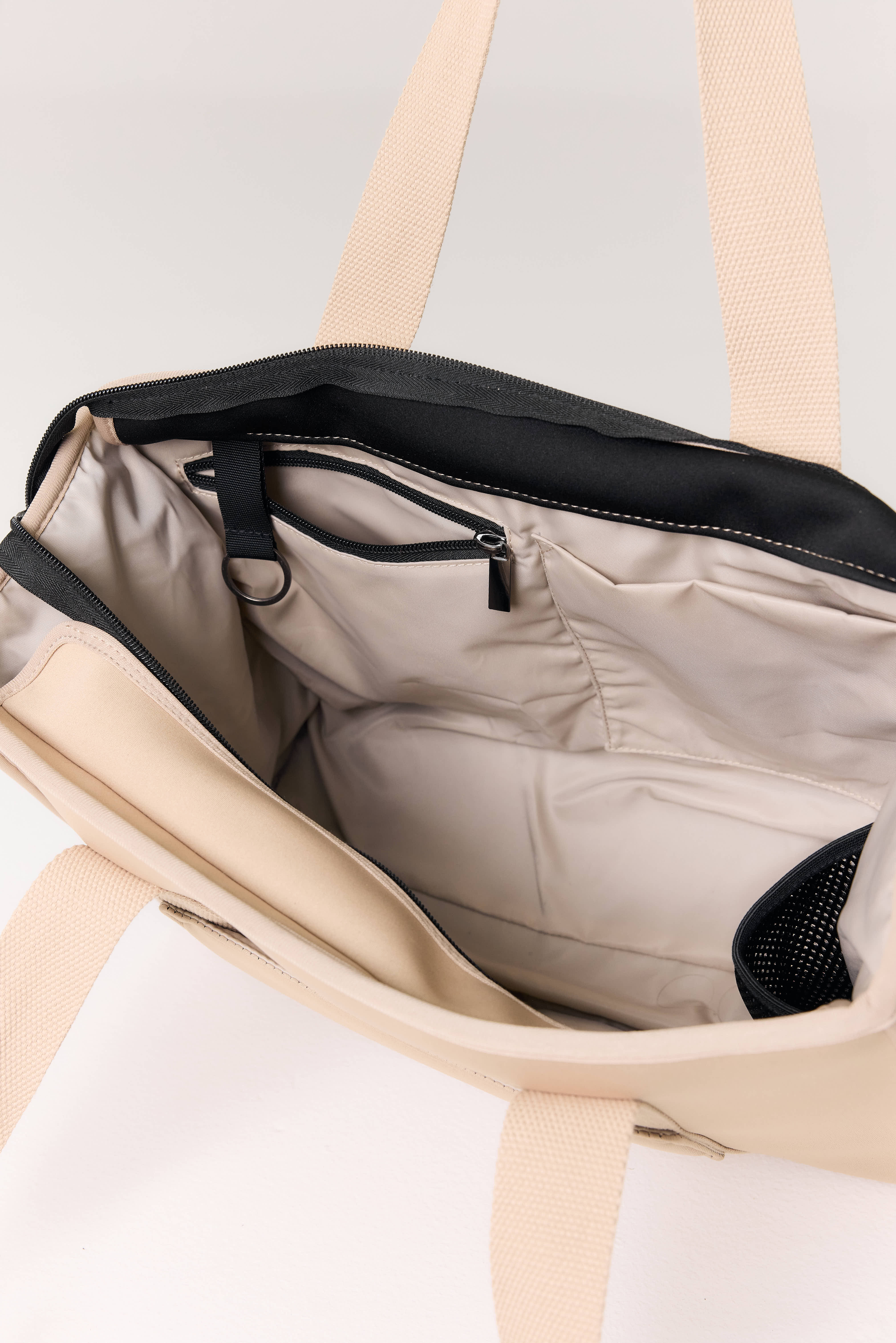 Rover (Almond) Medium Neoprene Tote - With Zip Closure - Image 3