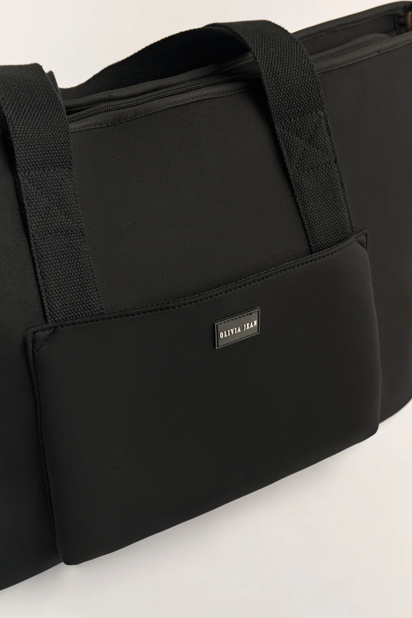 Rover (Black) XL Neoprene Tote - With Zip Closure - Image 3
