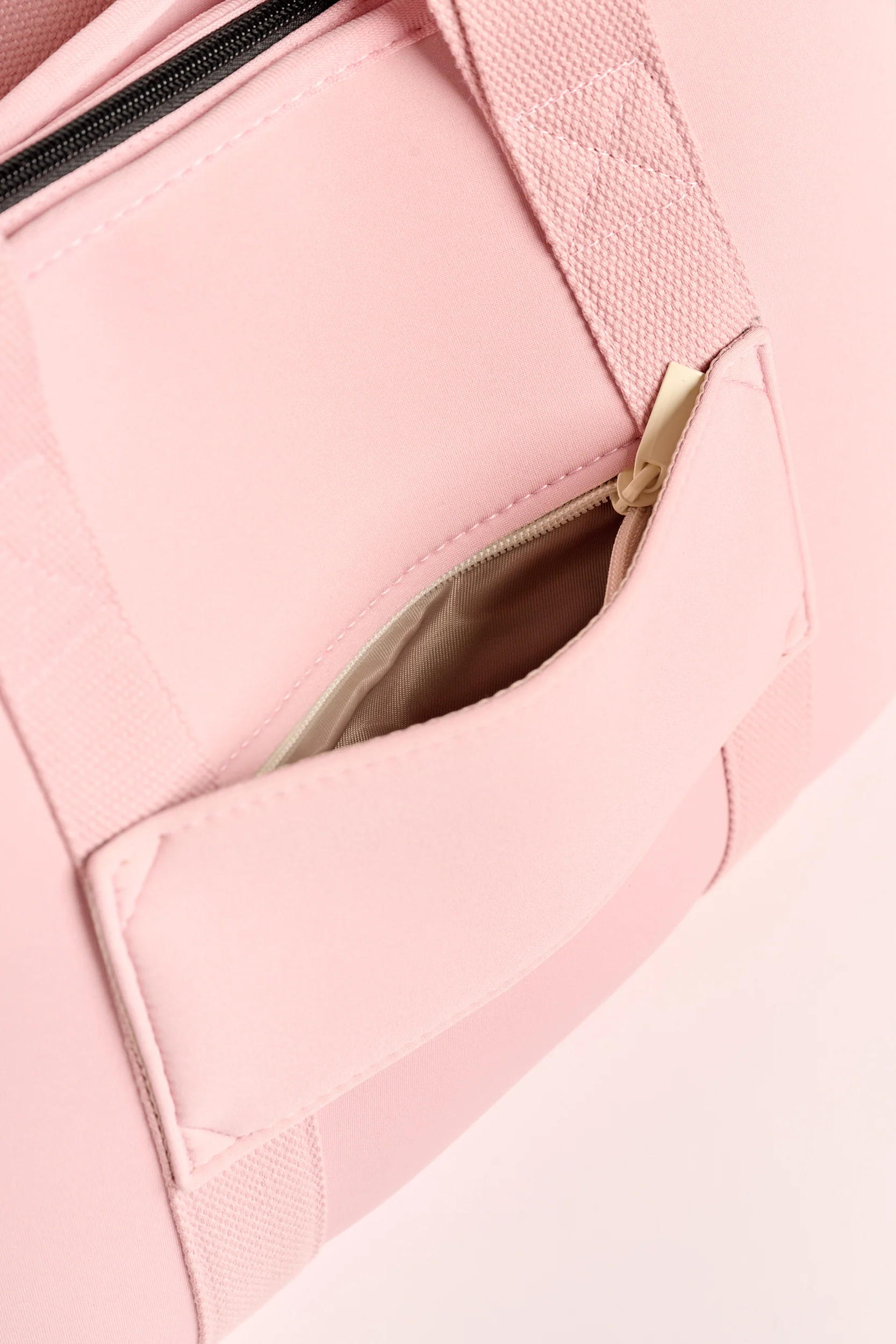 Rover (Blush) Large Neoprene Tote - With Zip Closure - Image 5