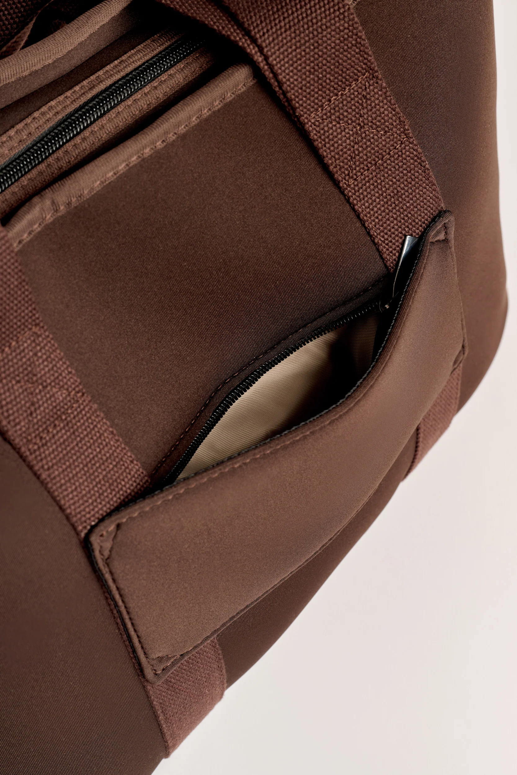 Rover (Chocolate) Large Neoprene Tote - With Zip Closure - Image 5