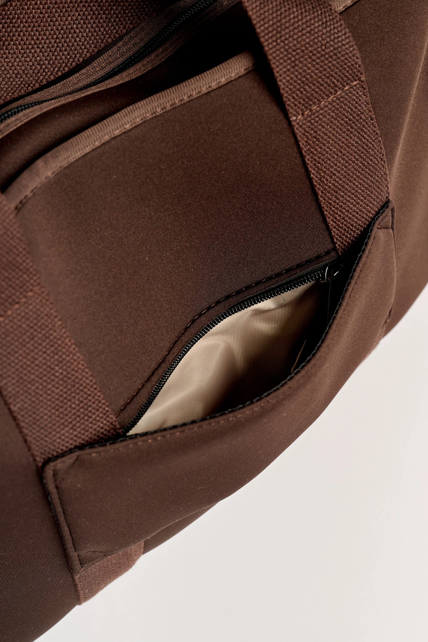 Rover (Chocolate) Medium Neoprene Tote - With Zip Closure - Image 6