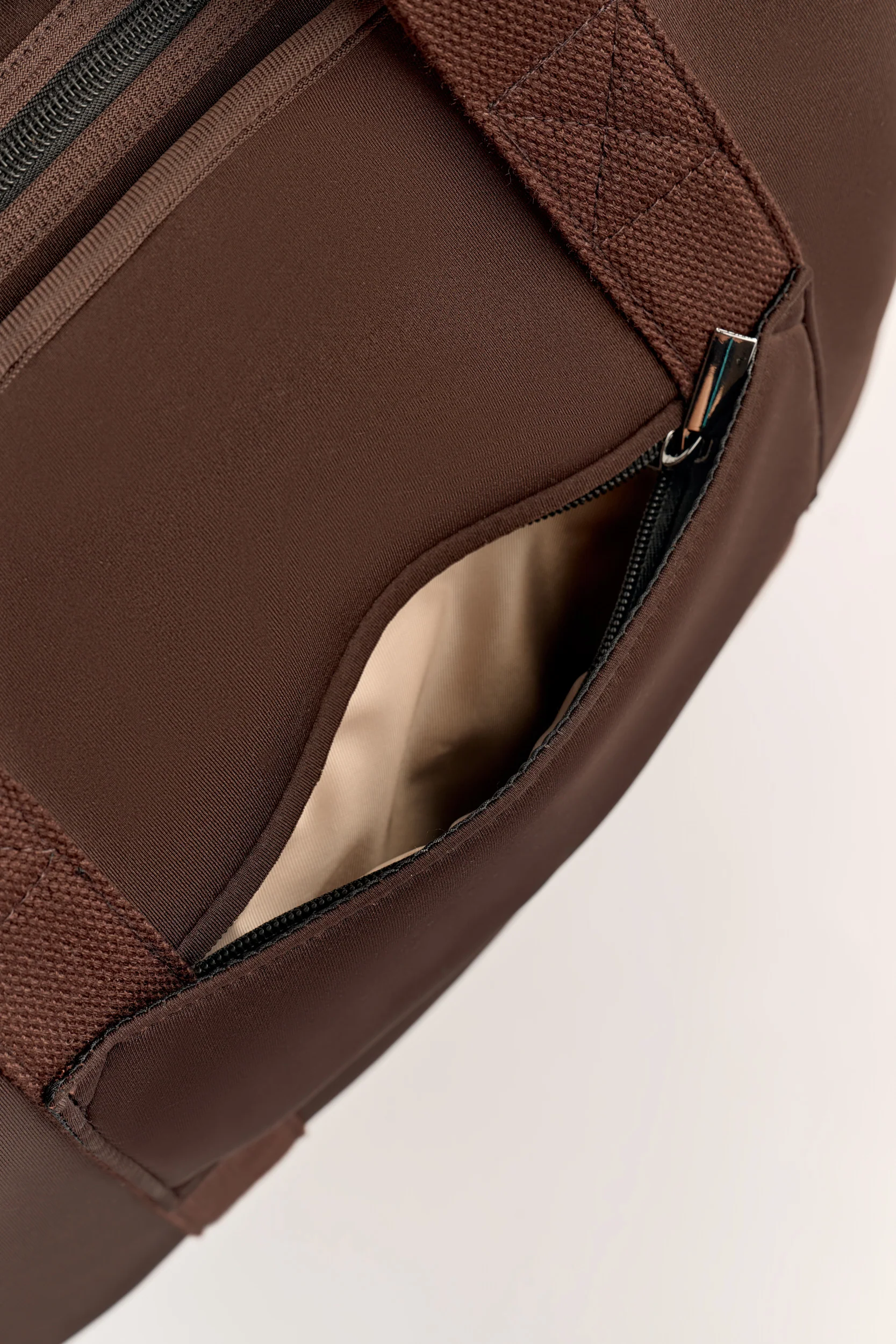 Rover (Chocolate) XL Neoprene Tote - With Zip Closure - Image 6