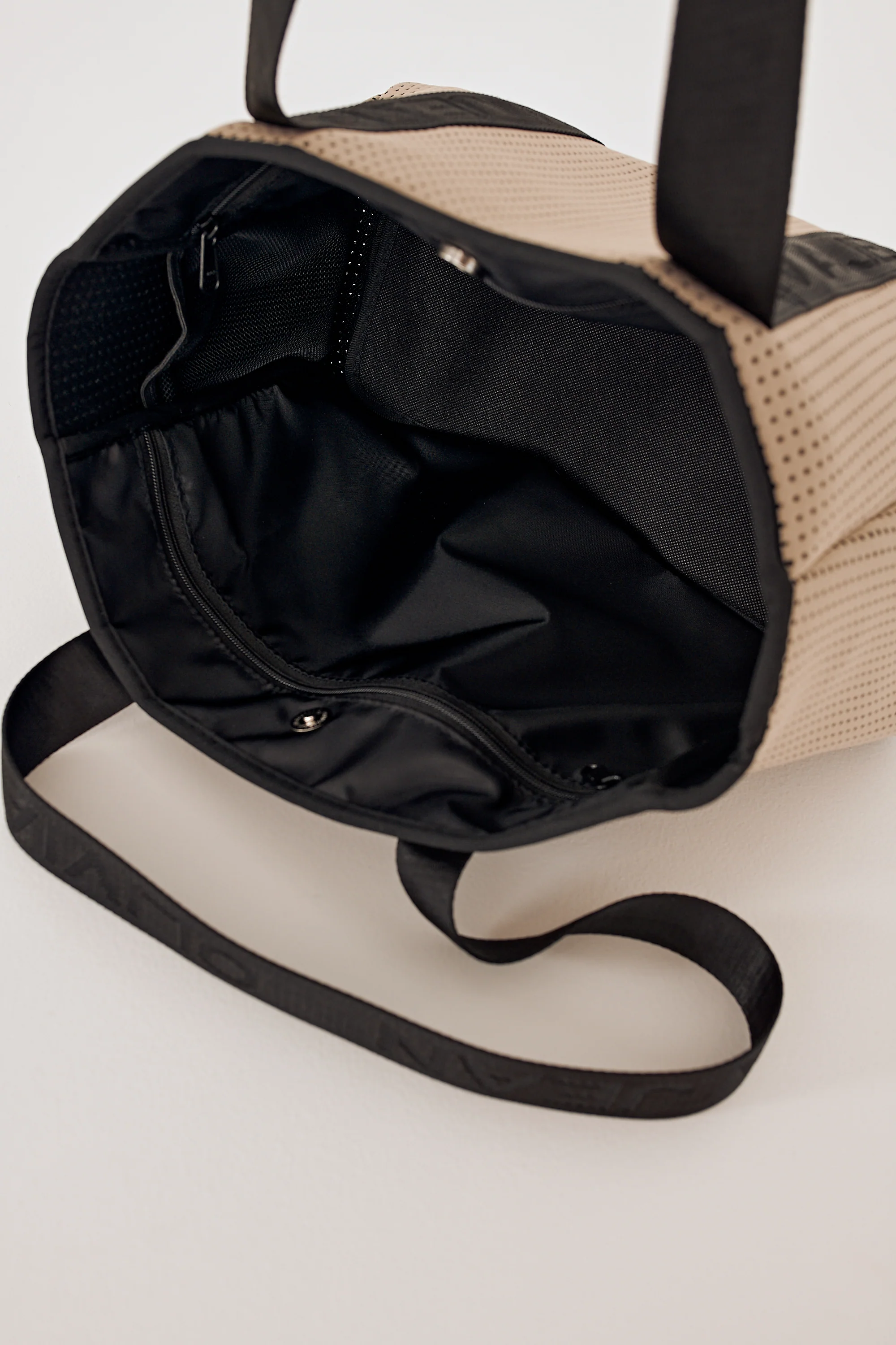 Signature (Beige) Neoprene Tote Bag - Image 3